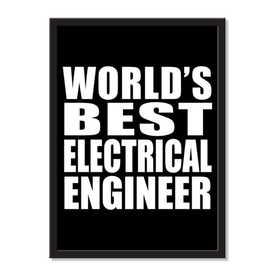 World's Best Electrical Engineer - Portrait Frame Photo Tile