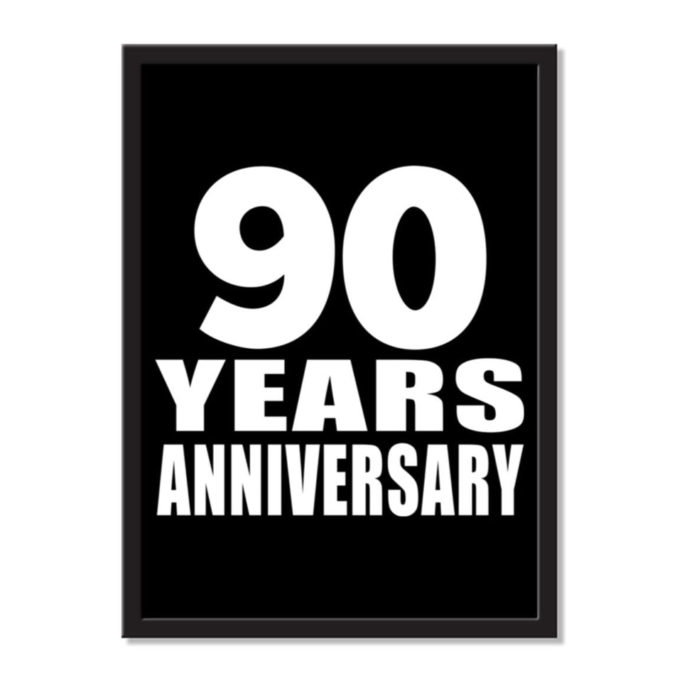 90 Years Anniversary - Portrait Frame Photo Tile