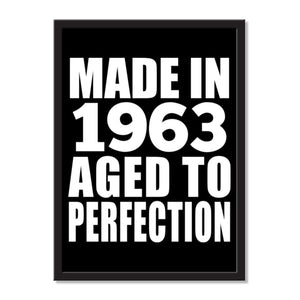 Made In 1963 Aged to Perfection - Portrait Frame Photo Tile
