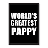 World's Greatest Pappy - Portrait Frame Photo Tile