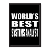 World's Best Systems Analyst - Portrait Frame Photo Tile