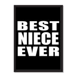 Best Niece Ever - Portrait Frame Photo Tile