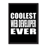 Coolest Web Developer Ever - Portrait Frame Photo Tile