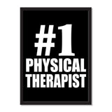 Number One #1 Physical Therapist - Portrait Frame Photo Tile