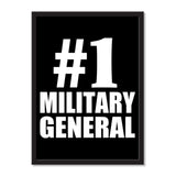 Number One #1 Military General - Portrait Frame Photo Tile