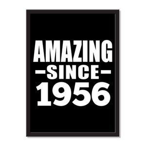 Amazing Since 1956 - Portrait Frame Photo Tile