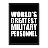 World's Greatest Military Personnel - Portrait Frame Photo Tile