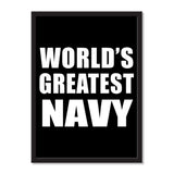 World's Greatest Navy - Portrait Frame Photo Tile