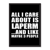 All I Care About Is Laperm And Like Maybe 3 People - Portrait Frame Photo Tile