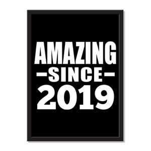 Amazing Since 2019 - Portrait Frame Photo Tile