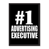 Number One #1 Advertising Executive - Portrait Frame Photo Tile