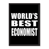 World's Best Economist - Portrait Frame Photo Tile