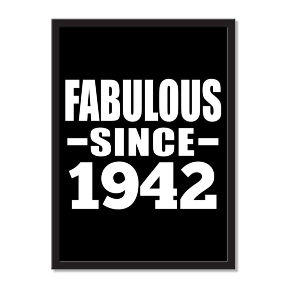 Fabulous Since 1942 - Portrait Frame Photo Tile