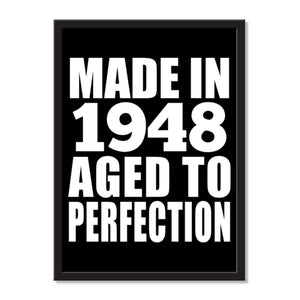 Made In 1948 Aged to Perfection - Portrait Frame Photo Tile