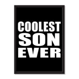 Coolest Son Ever - Portrait Frame Photo Tile