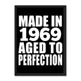 Made In 1969 Aged to Perfection - Portrait Frame Photo Tile