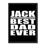 Jack Best Dad Ever - Portrait Frame Photo Tile