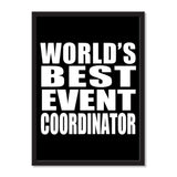 World's Best Event Coordinator - Portrait Frame Photo Tile