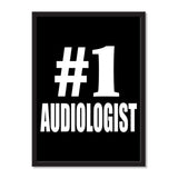 Number One #1 Audiologist - Portrait Frame Photo Tile
