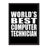 World's Best Computer Technician - Portrait Frame Photo Tile