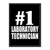 Number One #1 Laboratory Technician - Portrait Frame Photo Tile