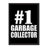 Number One #1 Garbage Collector - Portrait Frame Photo Tile