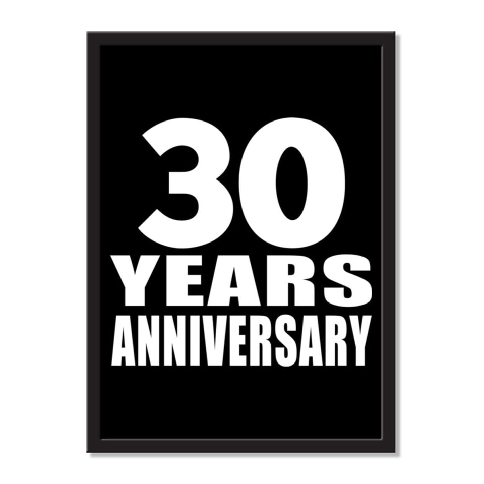 30 Years Anniversary - Portrait Frame Photo Tile