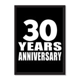 30 Years Anniversary - Portrait Frame Photo Tile