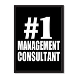 Number One #1 Management Consultant - Portrait Frame Photo Tile
