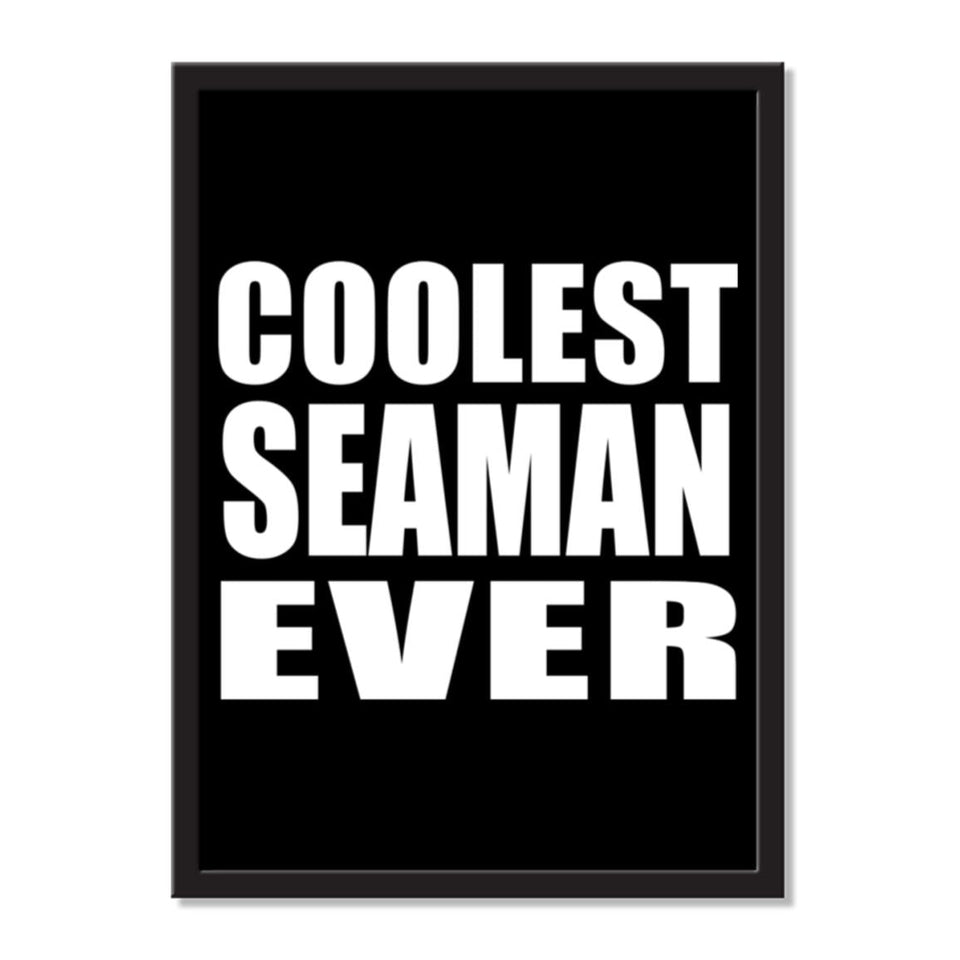 Coolest Seaman Ever - Portrait Frame Photo Tile