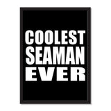 Coolest Seaman Ever - Portrait Frame Photo Tile