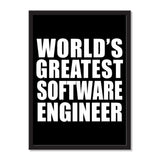 World's Greatest Software Engineer - Portrait Frame Photo Tile