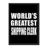 World's Greatest Shipping Clerk - Portrait Frame Photo Tile