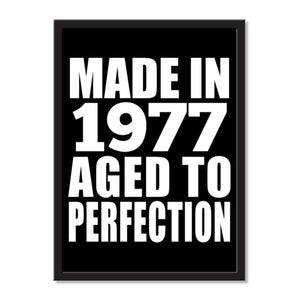 Made In 1977 Aged to Perfection - Portrait Frame Photo Tile