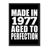 Made In 1977 Aged to Perfection - Portrait Frame Photo Tile