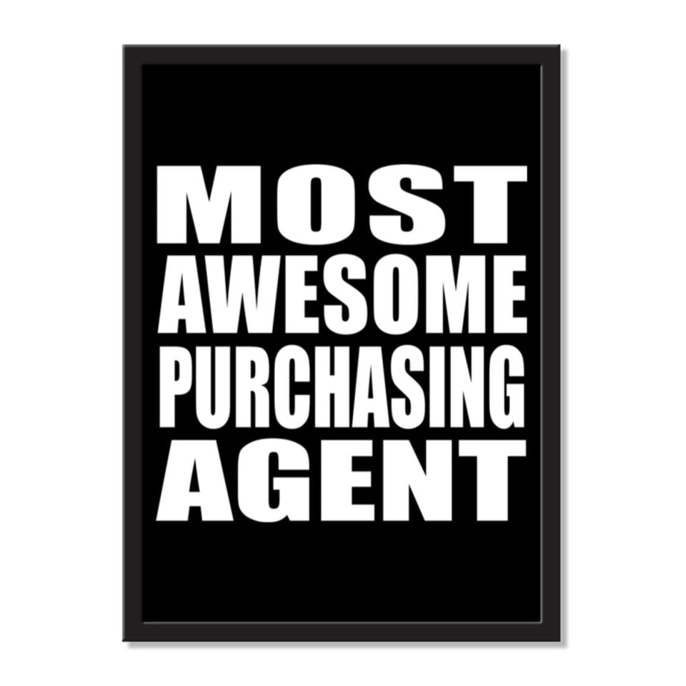 Most Awesome Purchasing Agent - Portrait Frame Photo Tile