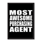Most Awesome Purchasing Agent - Portrait Frame Photo Tile
