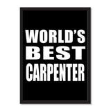 World's Best Carpenter - Portrait Frame Photo Tile