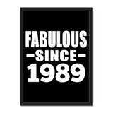 Fabulous Since 1989 - Portrait Frame Photo Tile