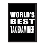 World's Best Tax Examiner - Portrait Frame Photo Tile