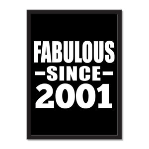 Fabulous Since 2001 - Portrait Frame Photo Tile