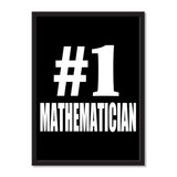 Number One #1 Mathematician - Portrait Frame Photo Tile