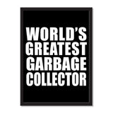 World's Greatest Garbage Collector - Portrait Frame Photo Tile