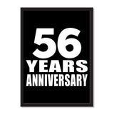 56 Years Anniversary - Portrait Frame Photo Tile