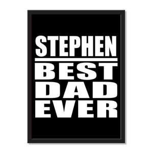 Stephen Best Dad Ever - Portrait Frame Photo Tile