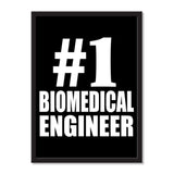 Number One #1 Biomedical Engineer - Portrait Frame Photo Tile