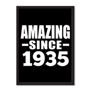 Amazing Since 1935 - Portrait Frame Photo Tile