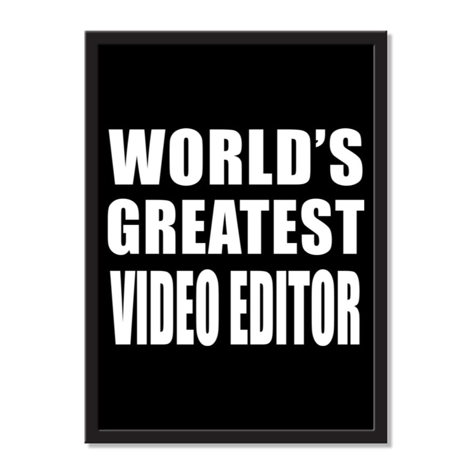 World's Greatest Video Editor - Portrait Frame Photo Tile