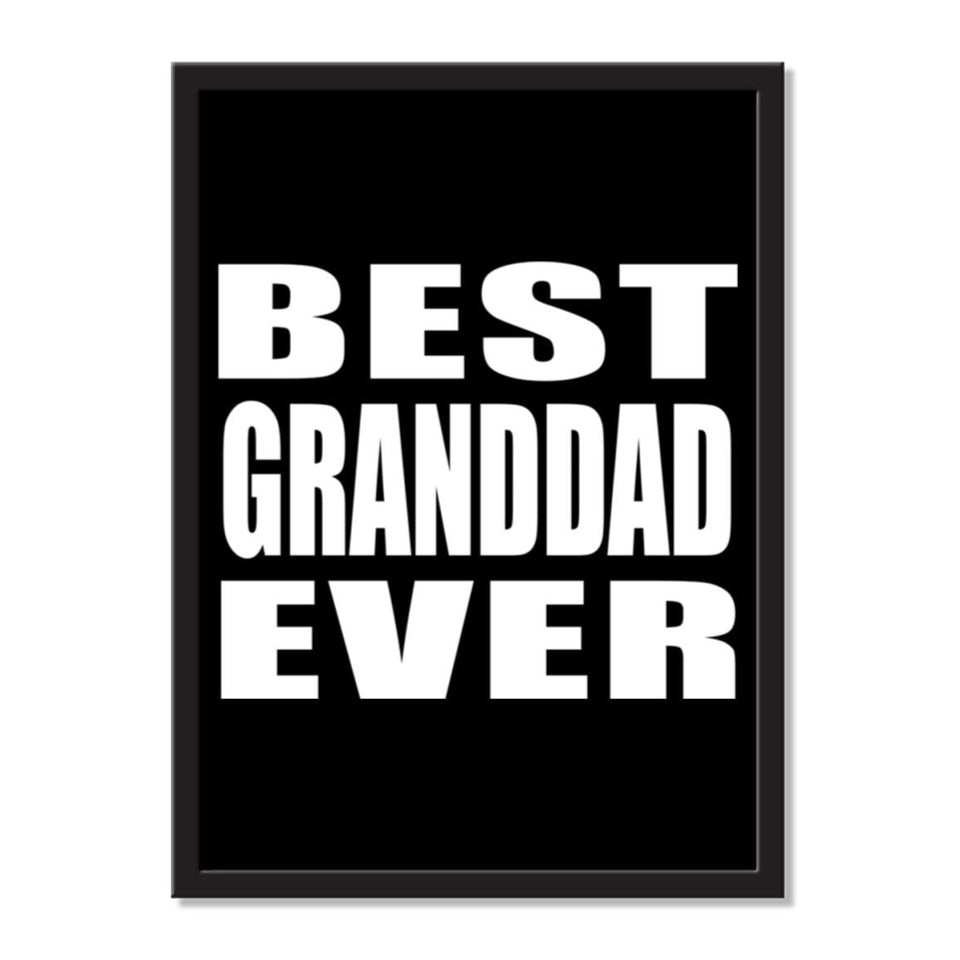 Best Granddad Ever - Portrait Frame Photo Tile