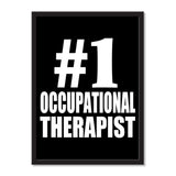 Number One #1 Occupational Therapist - Portrait Frame Photo Tile